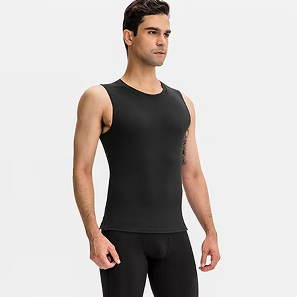 Mens Fashion Vest - Men Solid Color Quick Dry Sleeveless
