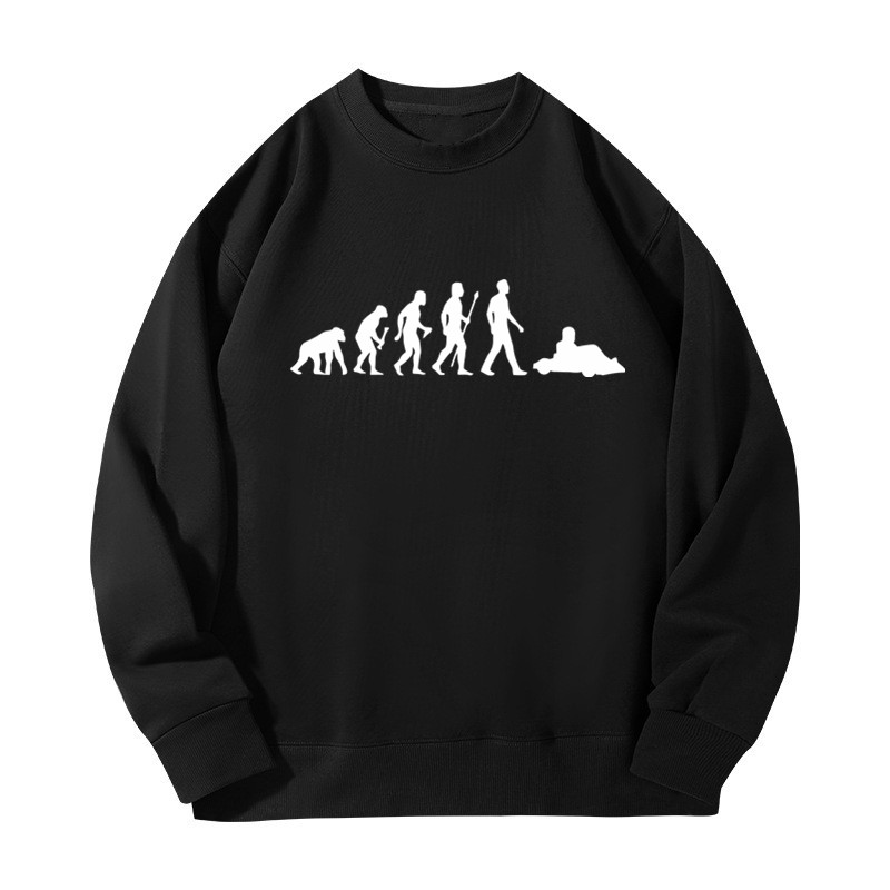 Men'S Fashion Evolution - Evolution Go Kart Racing Printed Sweatshirt