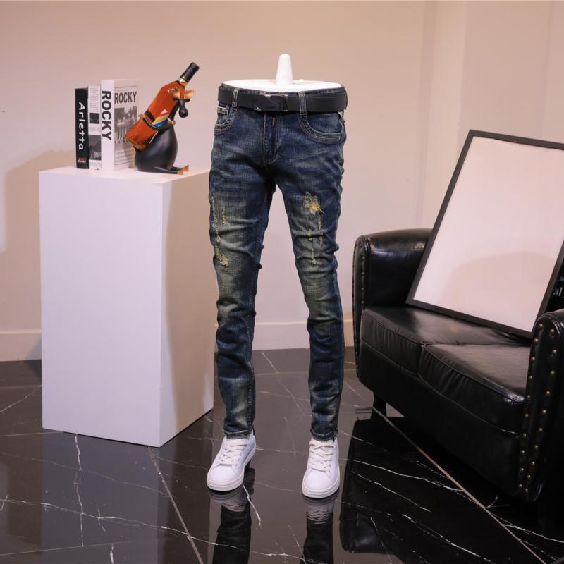 Men'S Fashion Jeans 2025 - 2025 Autumn and Winter Retro Jeans