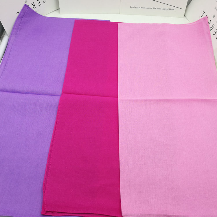 Men'S Fashion Head Scarf - Cotton Pure color Turban Hip-hop Unisex
