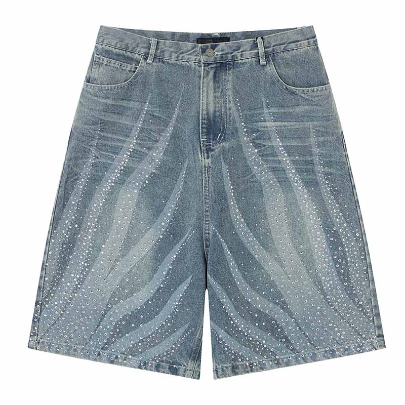 Men'S Fashion Jeans - Vintage Fashion Hip Hop Jeans Shorts