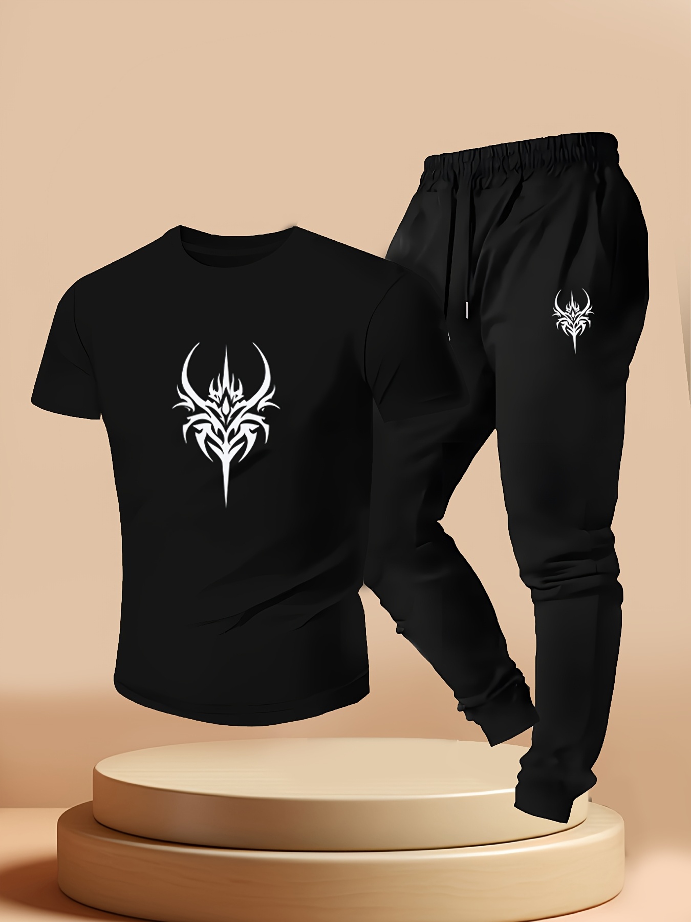Jogger Sweatpants Men - Men Trendy 2pcs Jogger Set, Dark