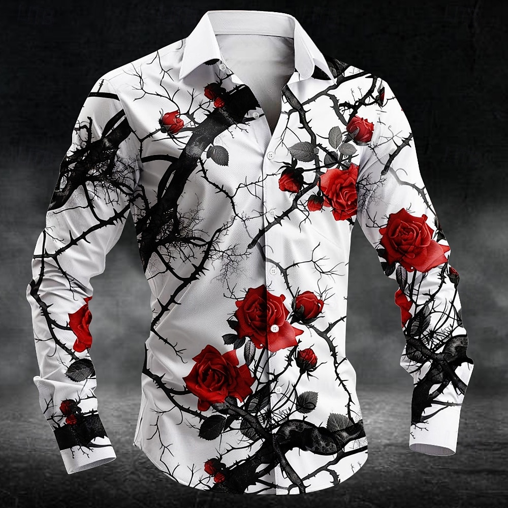 Quality Men'S Fashion - Fashion plum blossom pattern 3d Print