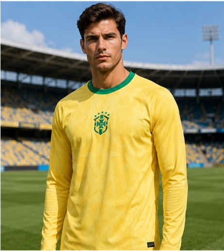 Quality Men'S Fashion - Brazil 2026 Commemorative Edition 3D Printed