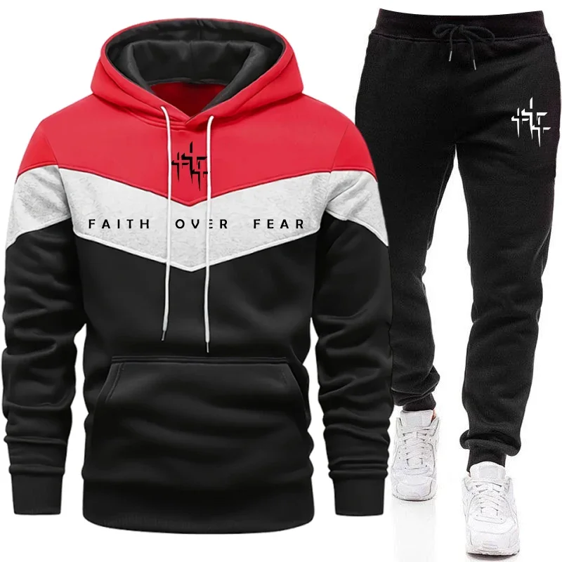 Faith Over Fear Men's Tracksui - Jogger Sweatpants Men recension och pris
