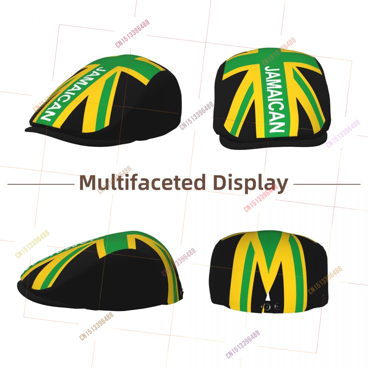 Jamaica UK Flag Men Women Flat - Men'S Fashion Uk recension och pris