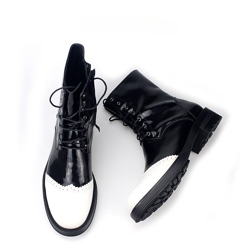 Men Black‑White Patent Leather - Mens Fashion Caps recension och pris
