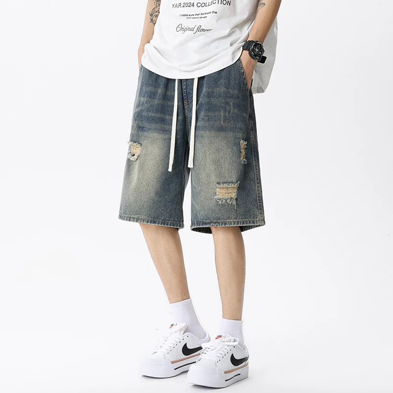 Summer Thin Denim Shorts Men's - Men'S Fashion Jeans recension och pris