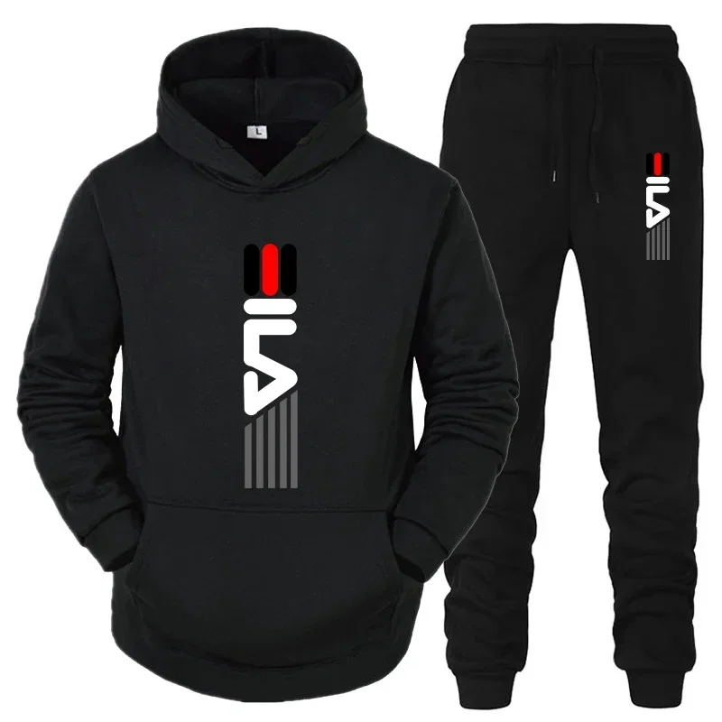 Men's Tracksuit Hooded Sweatsh - Jogger Sweatpants Men recension och pris