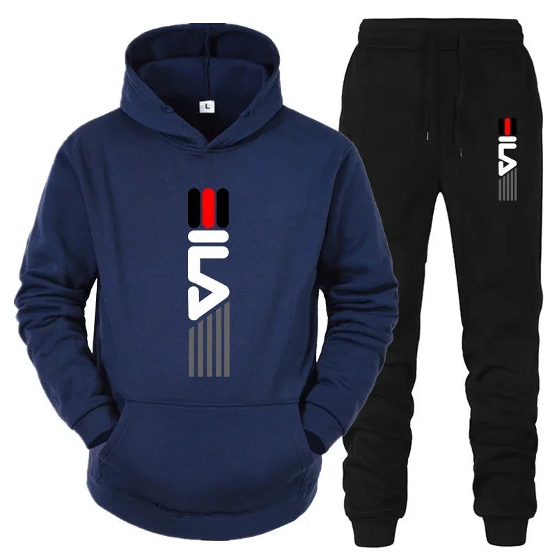 Men's Tracksuit Hooded Sweatsh - Jogger Sweatpants Men recension och pris