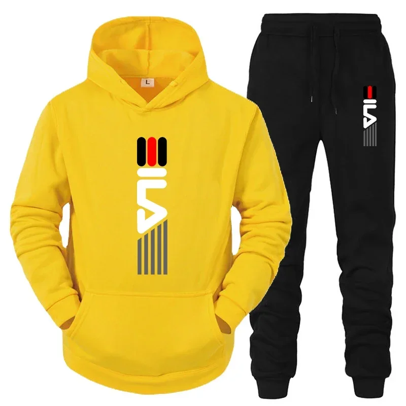 Men's Tracksuit Hooded Sweatsh - Jogger Sweatpants Men recension och pris