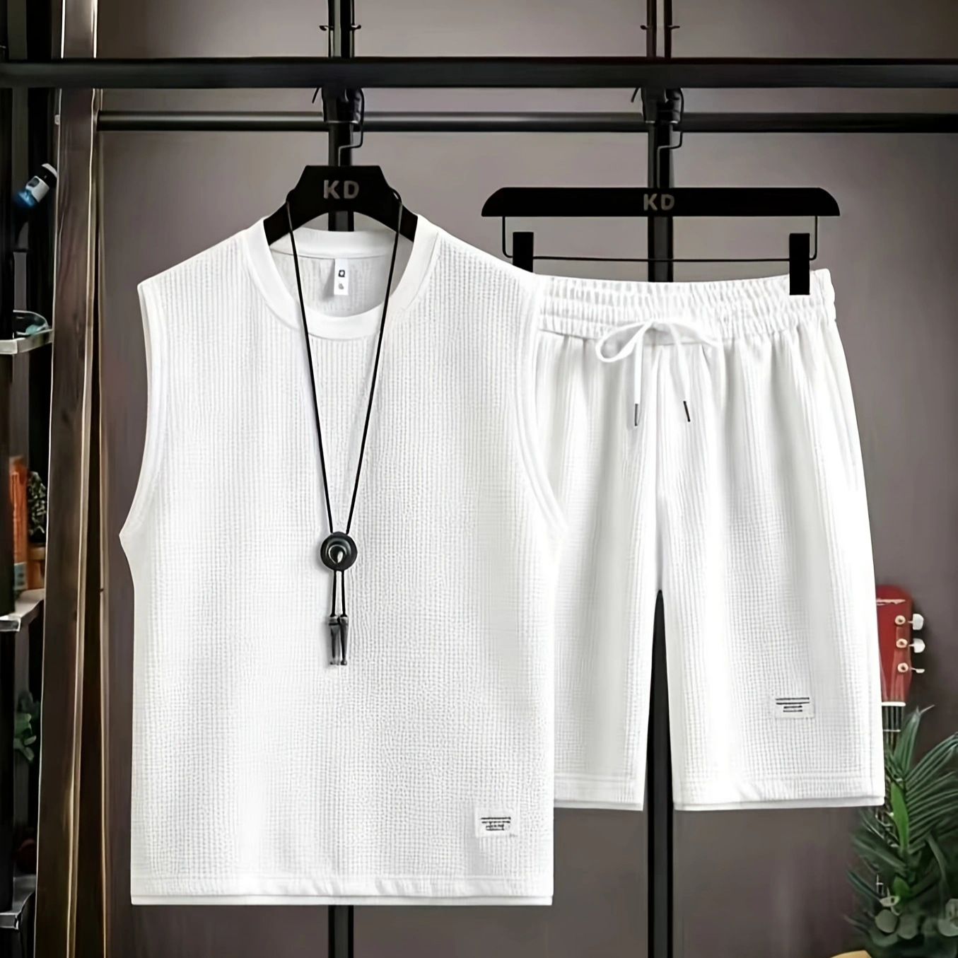 Summer men's vest sets high qu - Mens Fashion Vest recension och pris