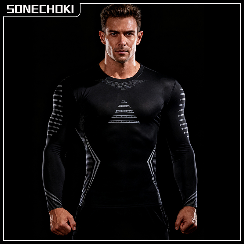 Compression Running Shirt Men  - Muscle Tee Workout recension och pris