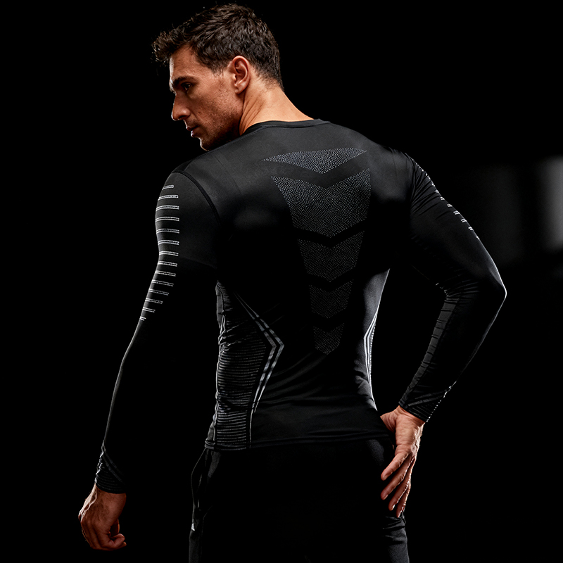 Compression Running Shirt Men  - Muscle Tee Workout recension och pris