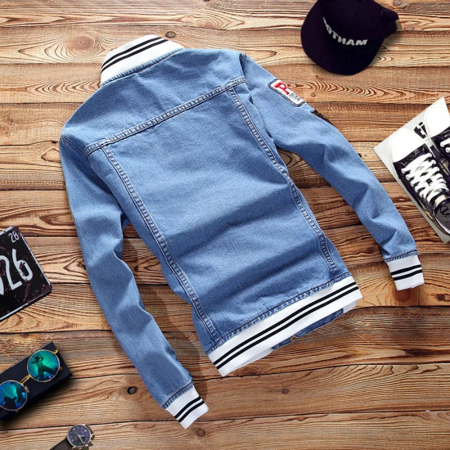 New 2026 Men's Denim Jackets F - Mens Fashion Denim Jacket recension och pris