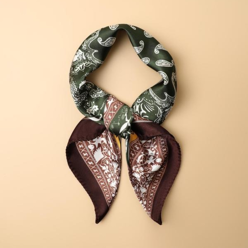 Paisley Printed Square Wrap, S - Men'S Fashion Head Scarf recension och pris