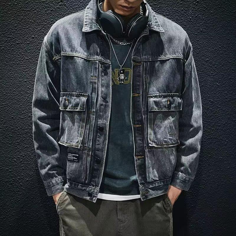 High Quality Men's Denim Jacke - Mens Fashion Denim Jacket recension och pris