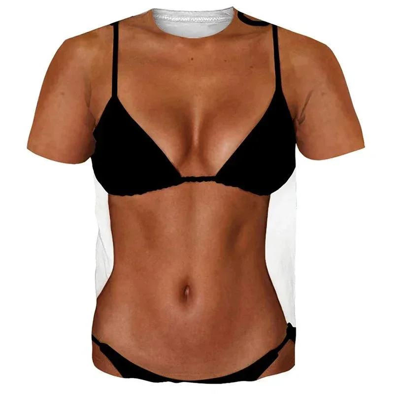 2024Funny Muscle Body 3D Print - Muscle Tee Workout recension och pris