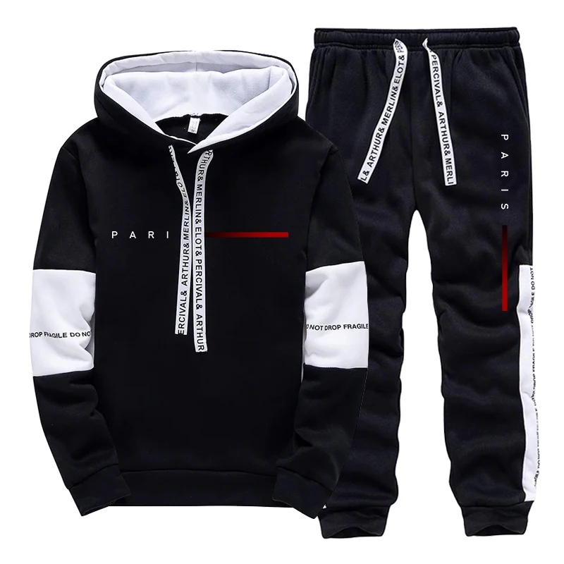Paris Fashion Hoodie Streetwea - Jogger Sweatpants Men recension och pris