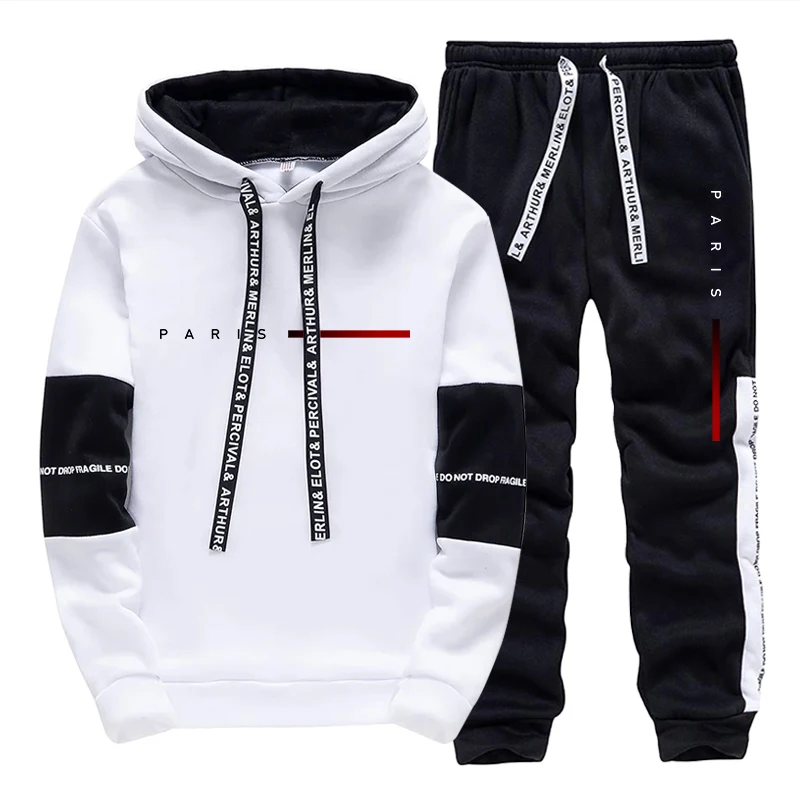 Paris Fashion Hoodie Streetwea - Jogger Sweatpants Men recension och pris