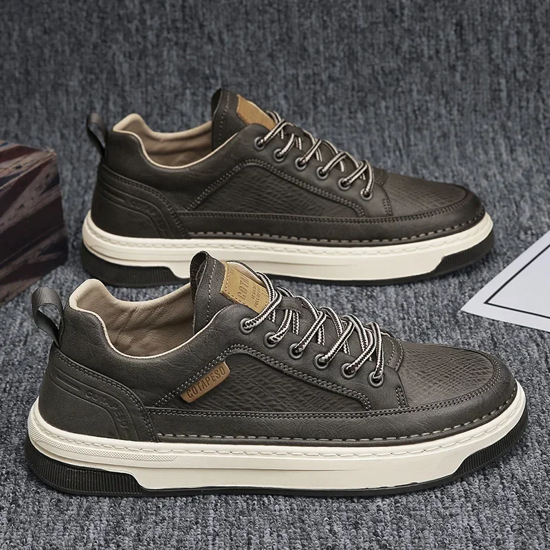 Fashion Casual Leather Shoes f - Mens Fashion Zapatos recension och pris