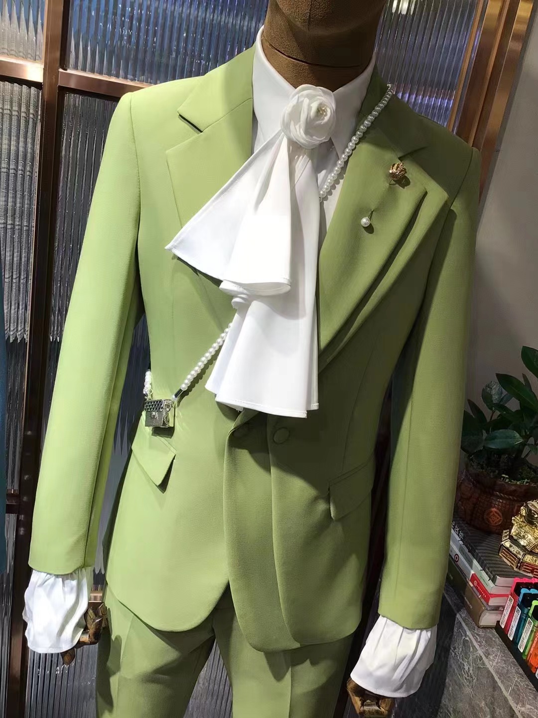 Customize Latest design fashio - Mens Fashion Trajes recension och pris