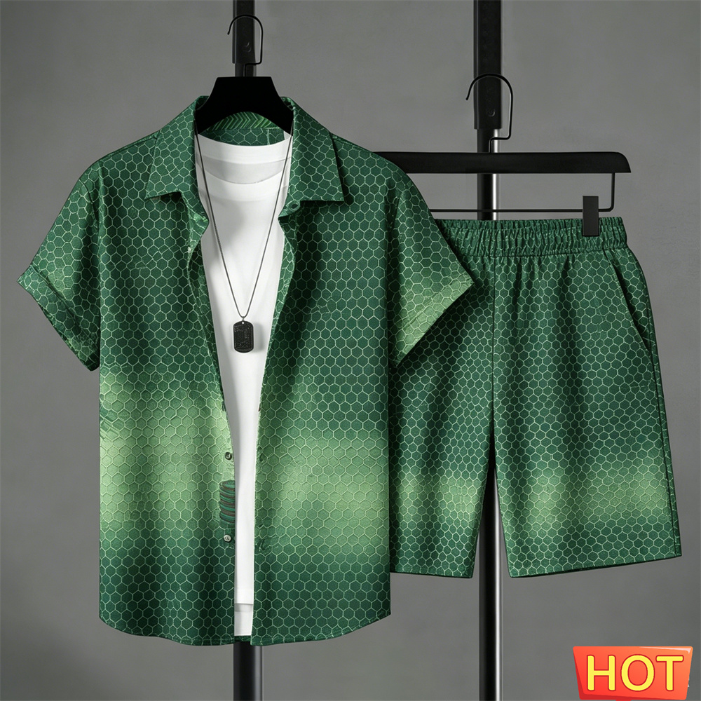 Summer Outfits Man Shirt Set G - Quality Men'S Fashion recension och pris