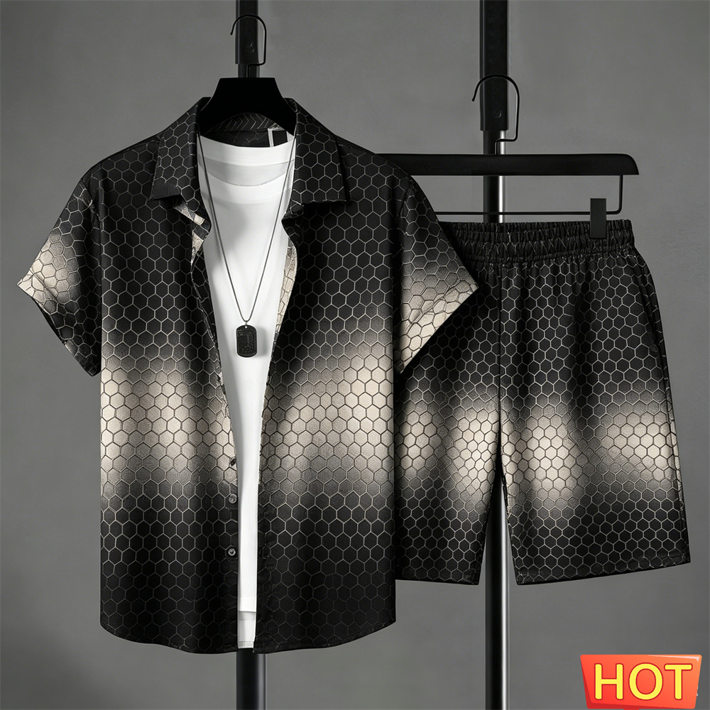 Summer Outfits Man Shirt Set G - Quality Men'S Fashion recension och pris