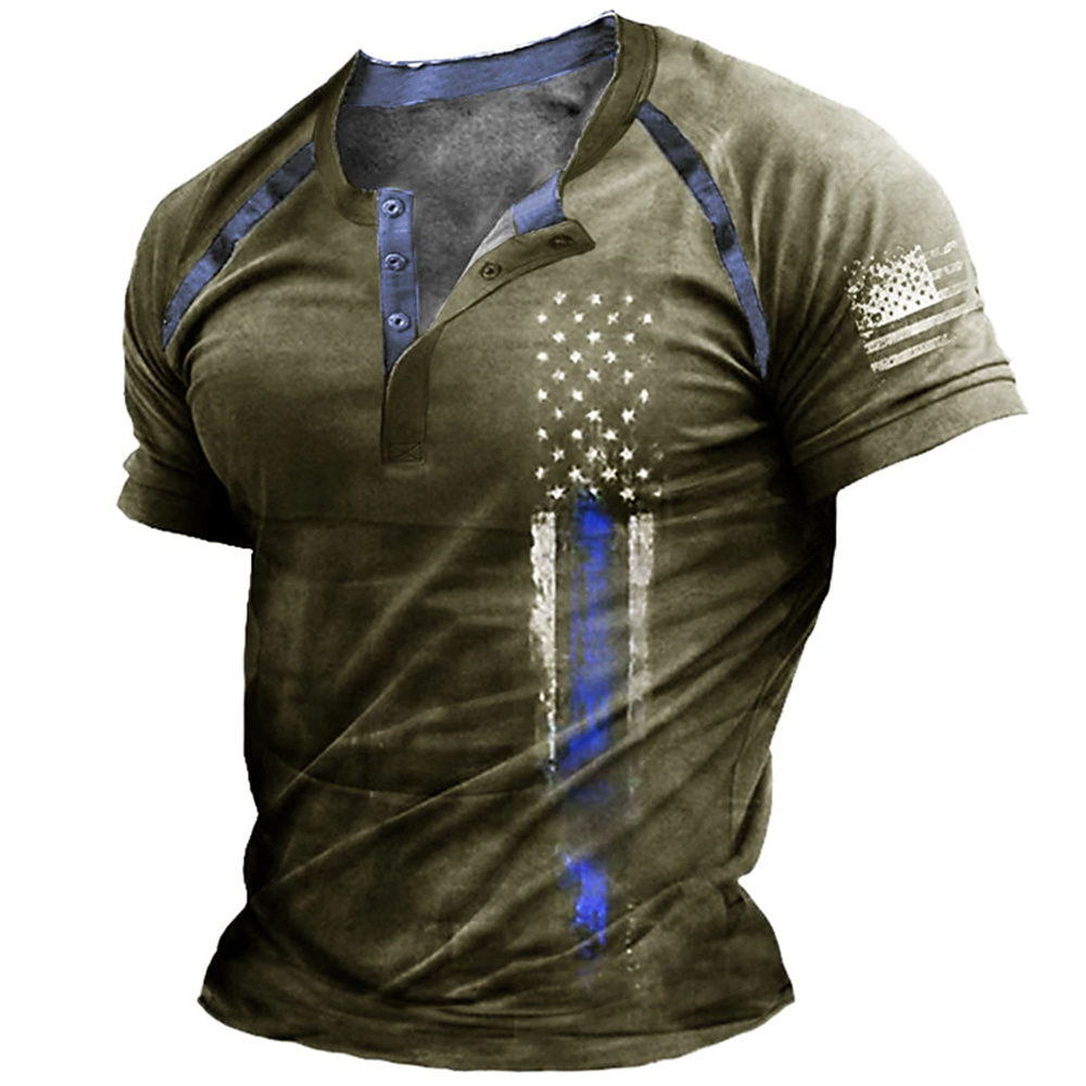 Funny 3D American Flag Print M - Quality Men'S Fashion recension och pris