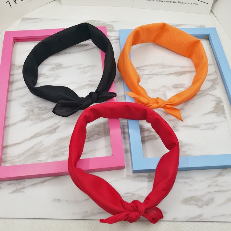 Cotton Pure color Turban Hip-h - Men'S Fashion Head Scarf recension och pris