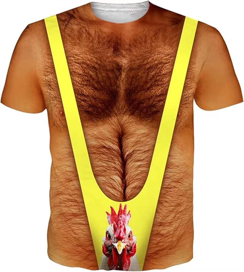 New Funny Muscle Pattern 3D Pr - Muscle Tee Workout recension och pris