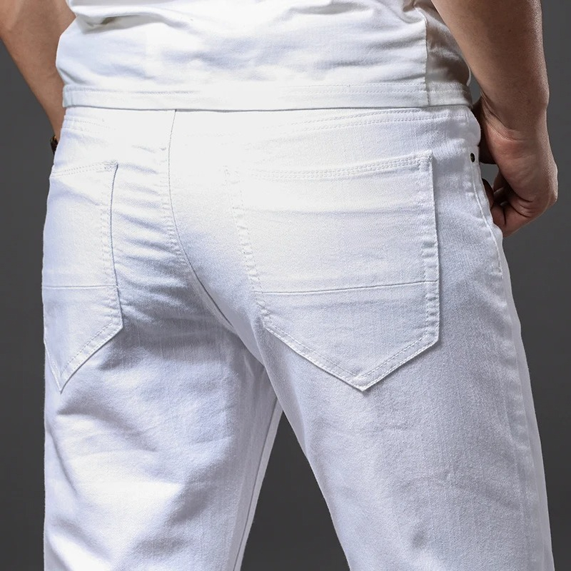 Men Slim White Jeans New Elast - Men'S Fashion Nova Jeans recension och pris