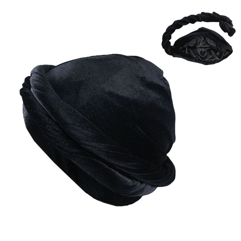 Solid Color Men's Velvet Head  - Men'S Fashion Head Scarf recension och pris