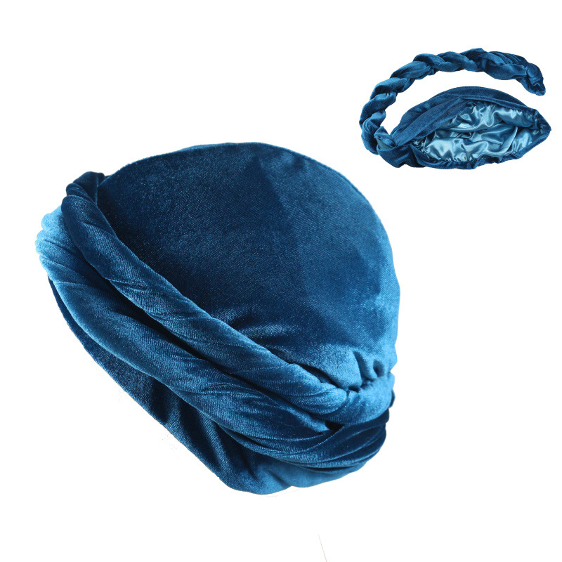 Solid Color Men's Velvet Head  - Men'S Fashion Head Scarf recension och pris