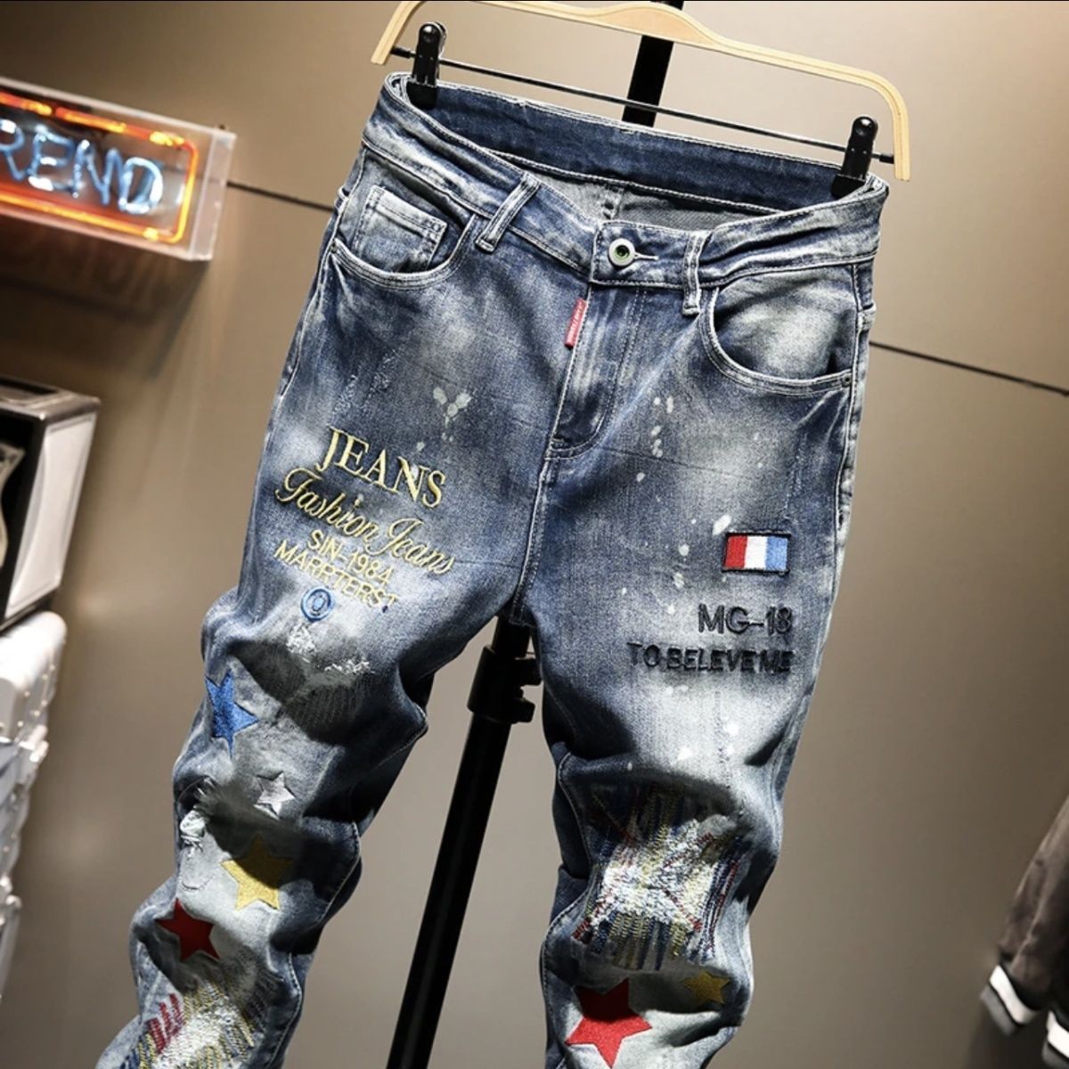 High-end American Heavy Indust - Men'S Fashion Jeans 2025 recension och pris