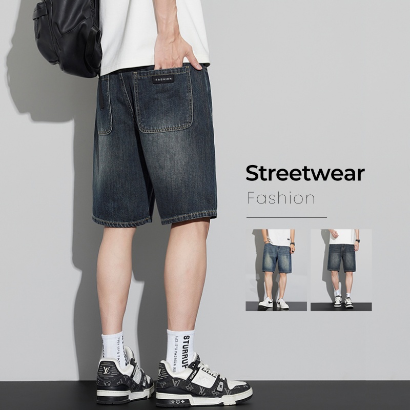 Men's Vintage Denim Shorts Sum - Men'S Fashion Jeans recension och pris