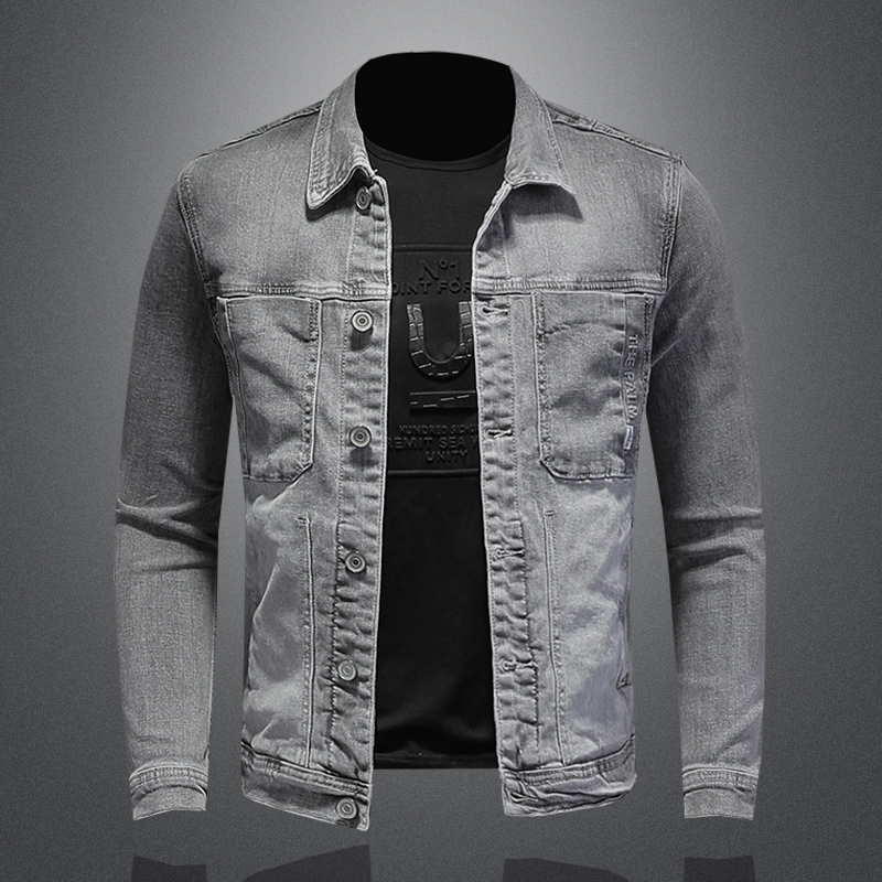 Fashion Denim Jacket Men Cotto - Mens Fashion Denim Jacket recension och pris