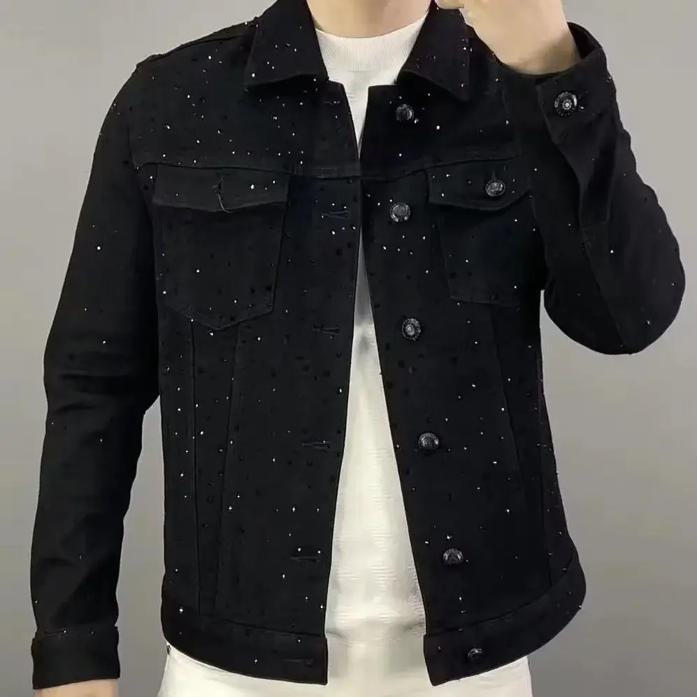 Jeans Coat for Men Button Casu - Mens Fashion Denim Jacket recension och pris