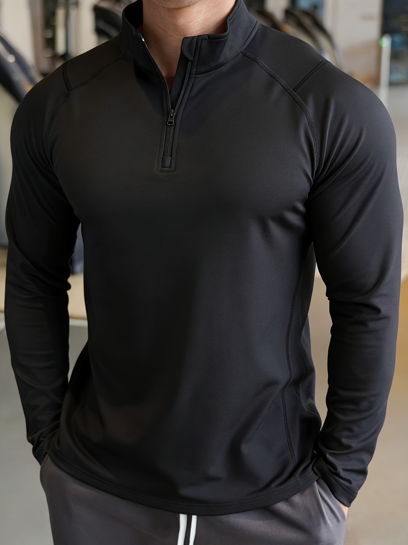 Men's Quick-Drying Long-Sleeve - Muscle Tee Workout recension och pris