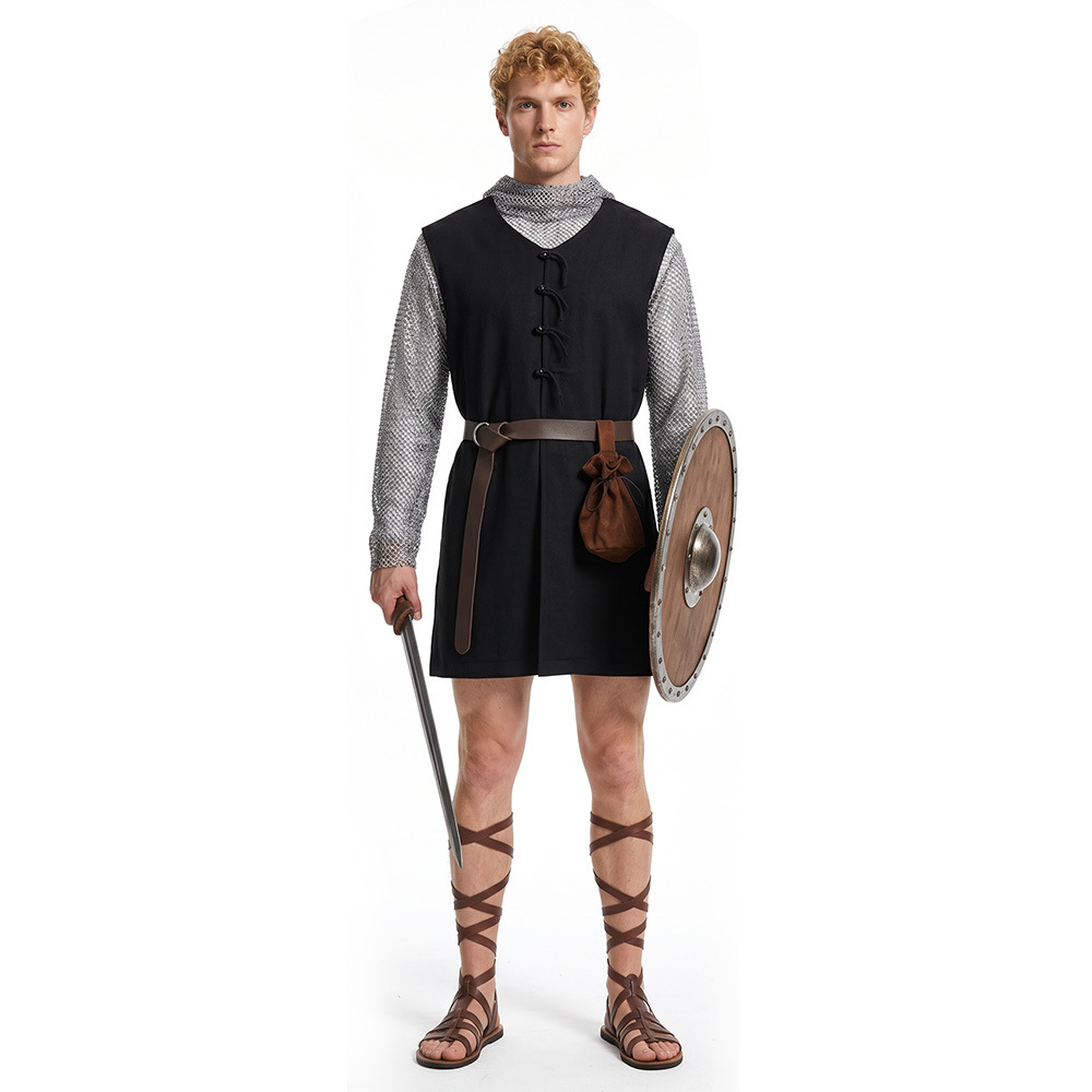 Medieval Knight Cosplay Costum - Mens Fashion Vest recension och pris