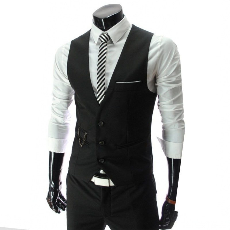 2025 Brand Suit Vest Men Jacke - Mens Fashion Trajes recension och pris