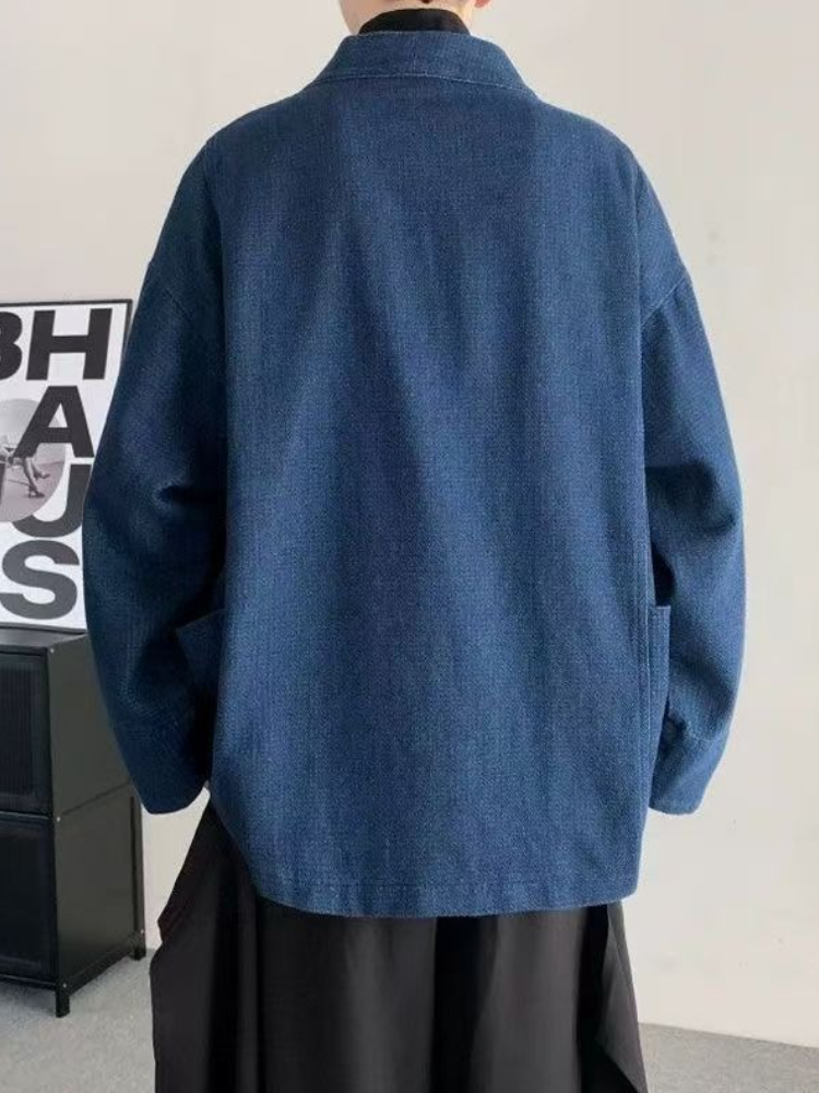 Vintage Japanese Style Denim C - Mens Fashion Denim Jacket recension och pris