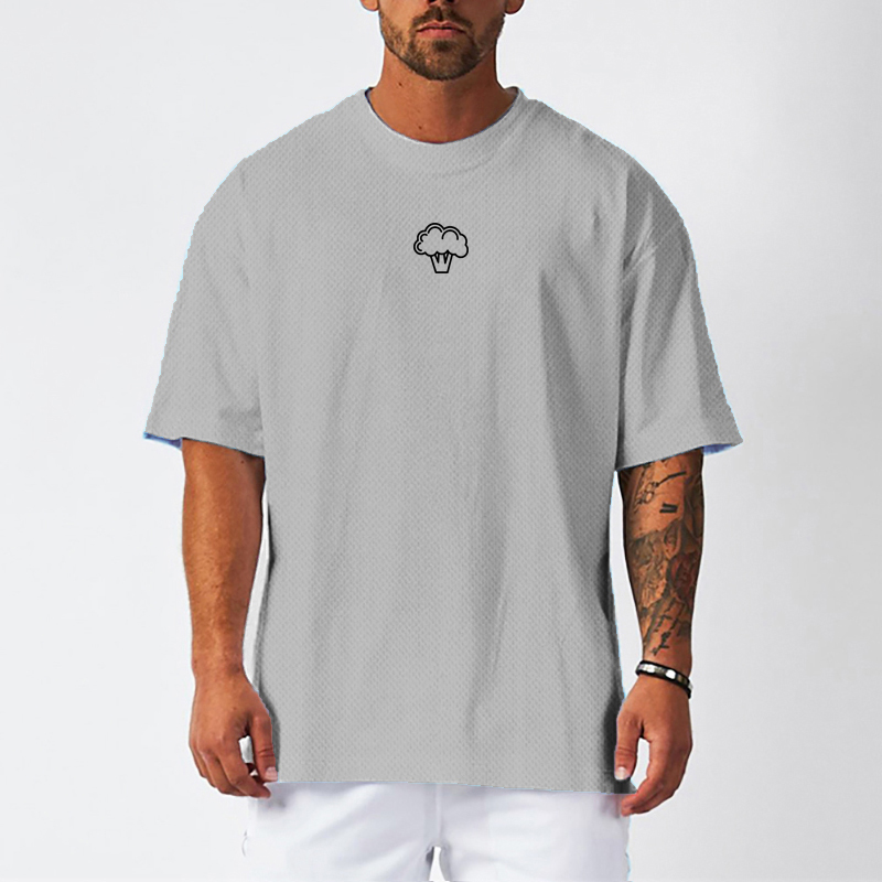 Oversize Mesh Quick Dry Workou - Muscle Tee Workout recension och pris