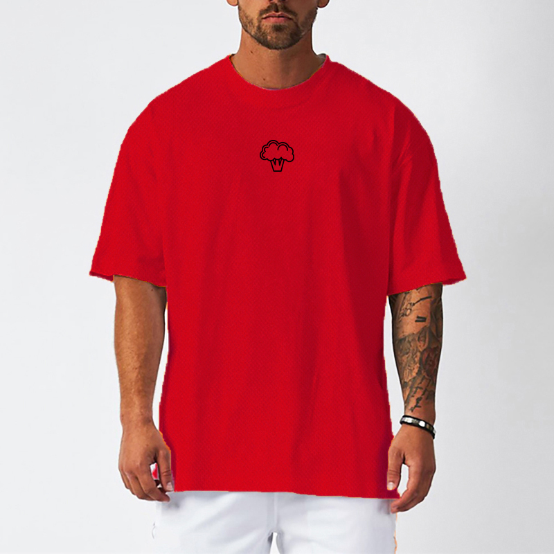 Oversize Mesh Quick Dry Workou - Muscle Tee Workout recension och pris