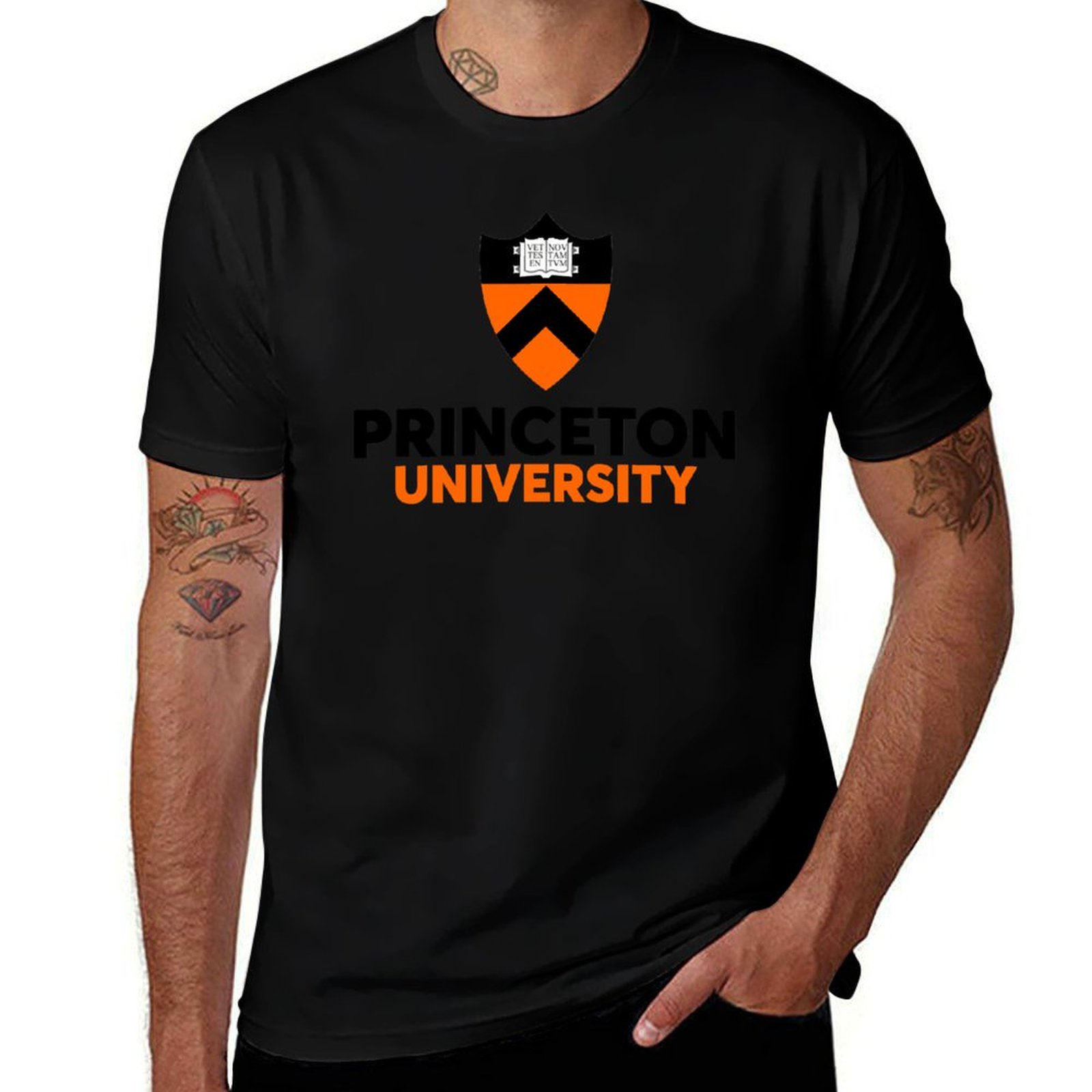 Princeton University T-Shirt F - Men'S Fashion University recension och pris