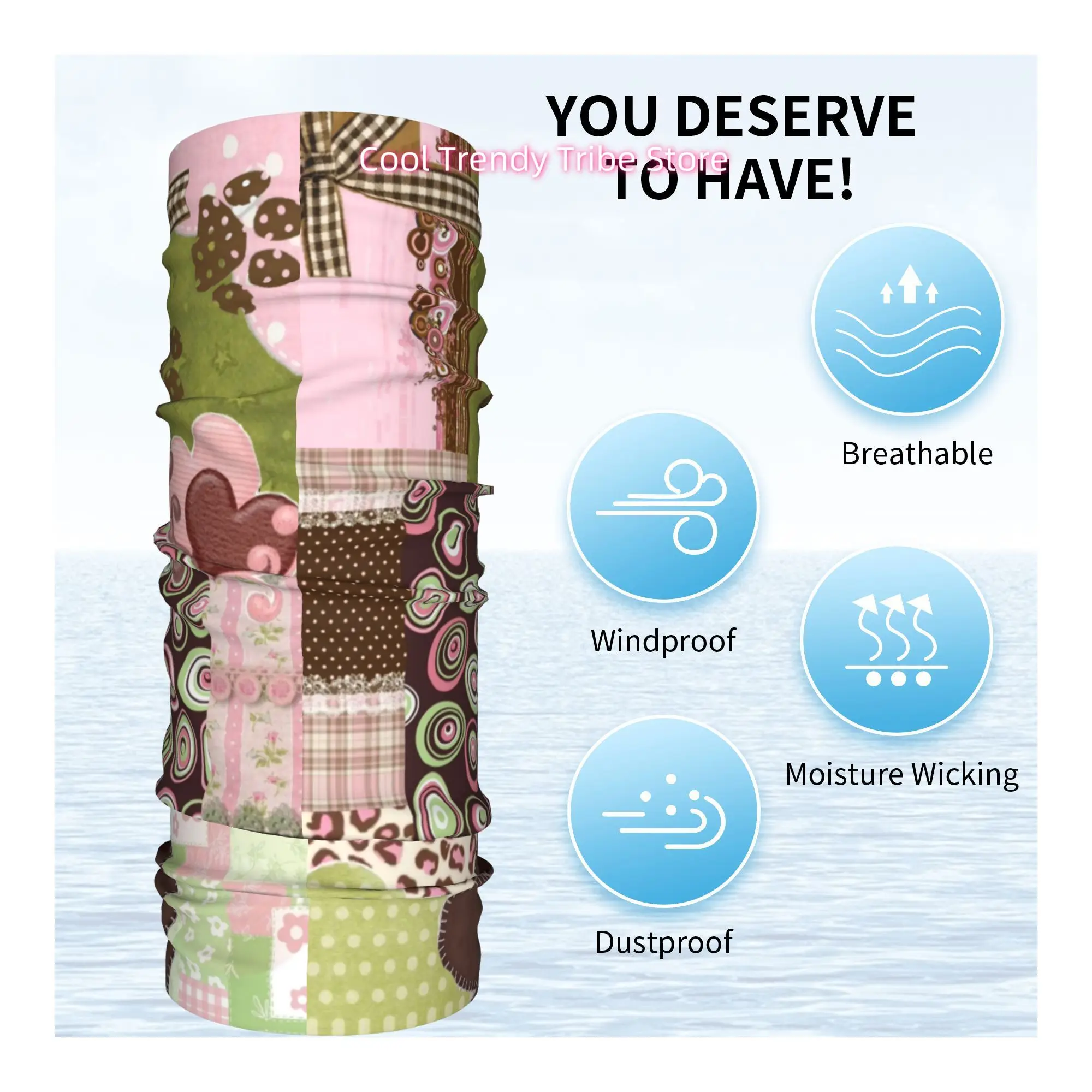 Women' Boho Retro Patchwork He - Men'S Fashion Head Scarf recension och pris