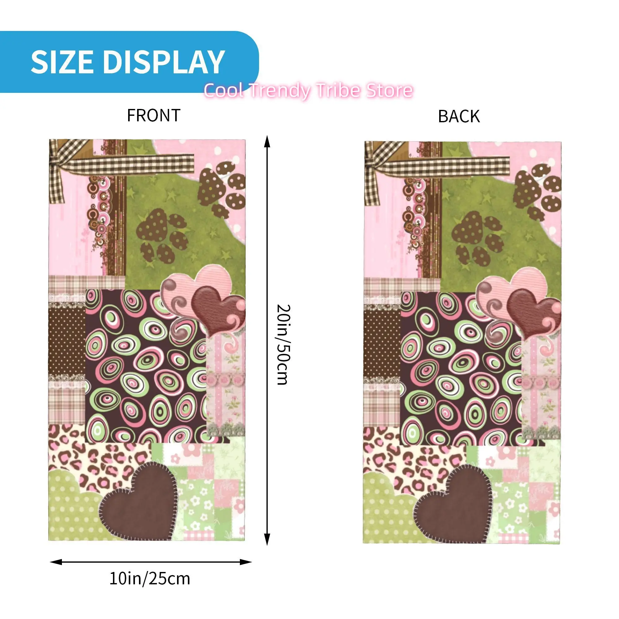 Women' Boho Retro Patchwork He - Men'S Fashion Head Scarf recension och pris