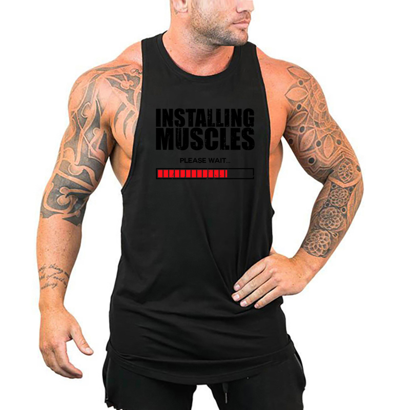 Installing Muscles Please Wait - Muscle Tee Workout recension och pris