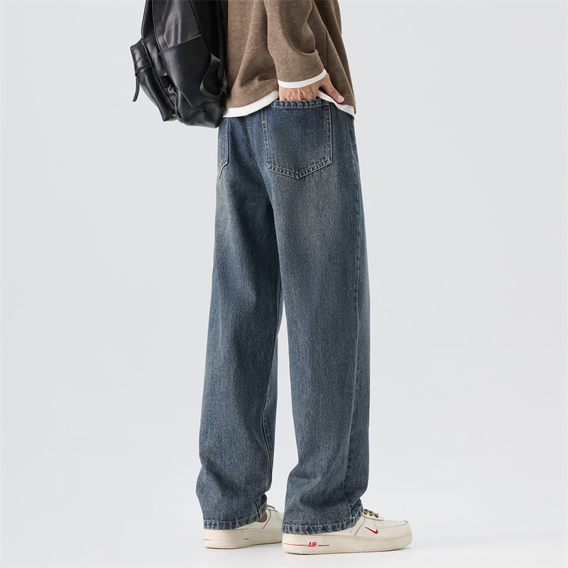 Vintage Wash Jeans Men's Autum - Men'S Fashion Nova Jeans recension och pris