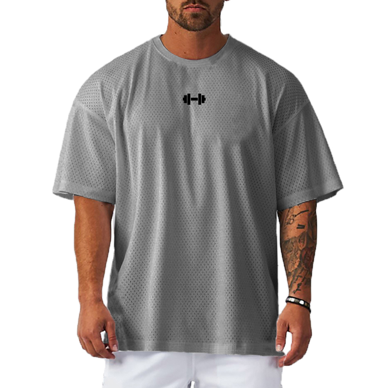 Oversized Loose Short Sleeve Q - Muscle Tee Workout recension och pris